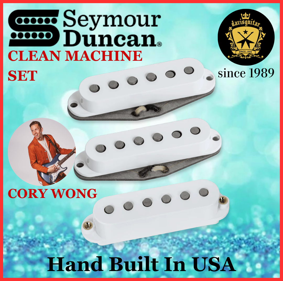 Seymour Duncan Cory Wong Clean Machine Set White Single Coil Electric Guitar Pickup