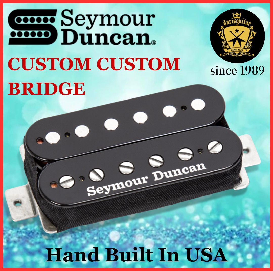 Seymour Duncan Custom Custom Bridge Black SH-11 Humbucker Electric Guitar Pickup