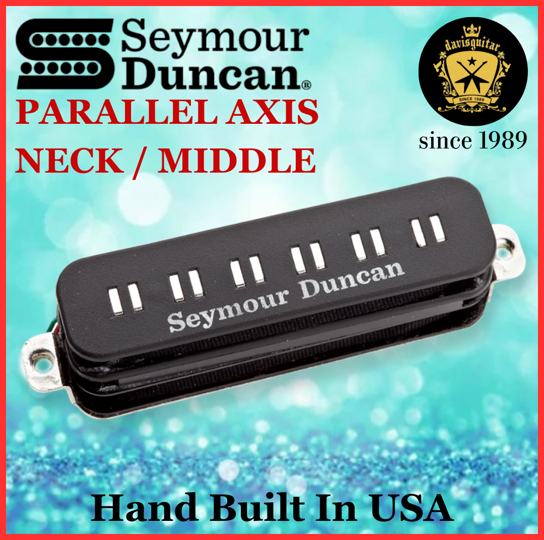 Seymour Duncan Parallel Axis Strat Neck / Middle Black Single Coil Electric Guitar Pickup