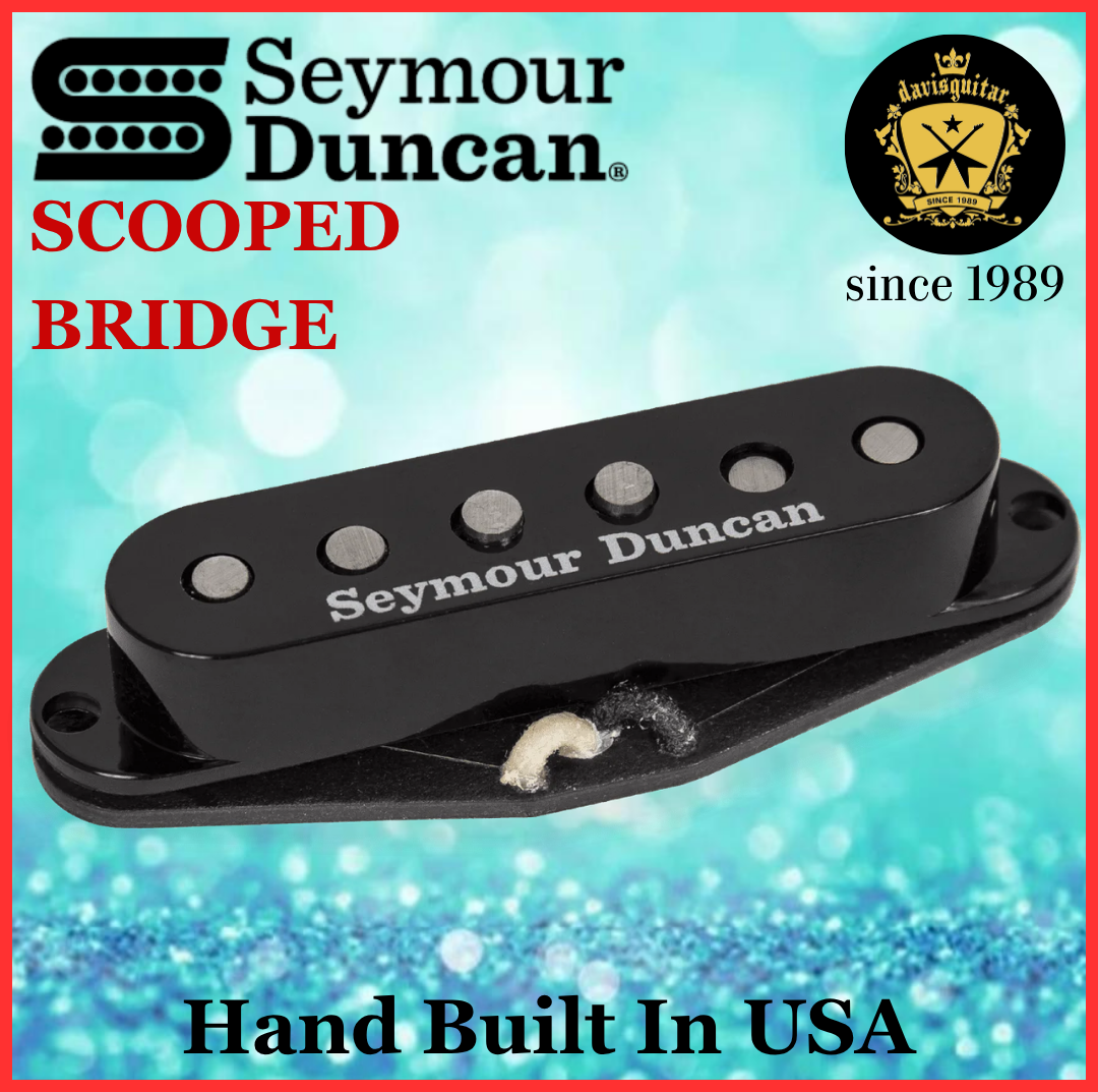 Seymour Duncan Scooped Bridge Black Single Coil Electric Guitar Pickup
