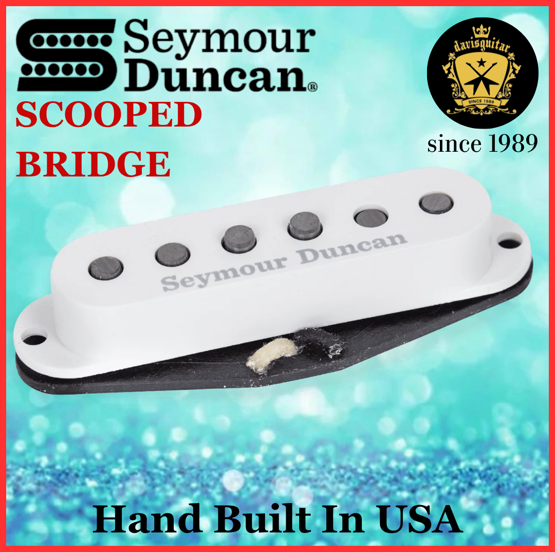 Seymour Duncan Scooped Bridge White Single Coil Electric Guitar Pickup