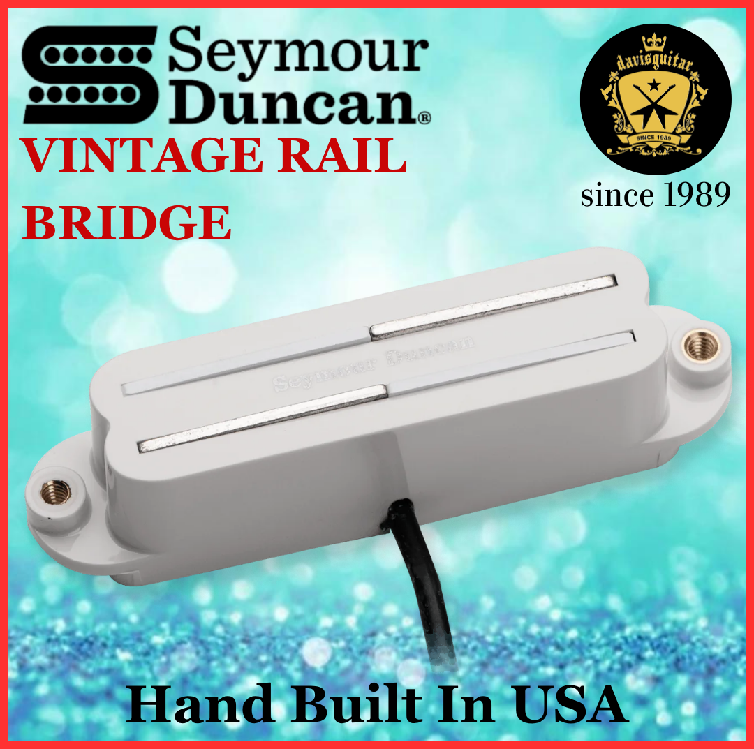 Seymour Duncan Vintage Rail Bridge White Single Coil Electric Guitar Pickup