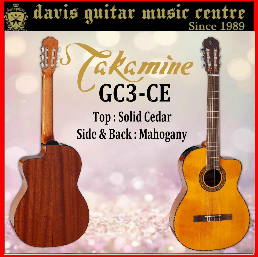 Takamine GC3CE-NAT Electro Classical Guitar