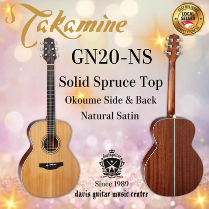 Takamine GN20-NS Solid Cedar Top Nex Body Acoustic Guitar
