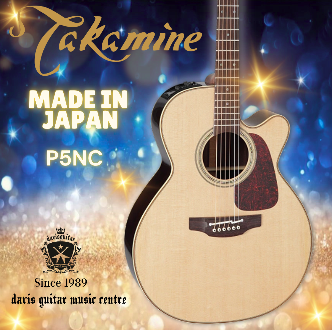 Takamine Electric Acoustic Guitar P5NC NEX Grand Auditorium Cutaway Made In Japan