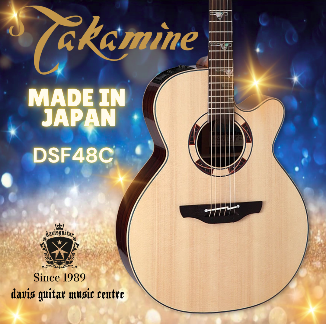Takamine Electric Acoustic Guitar DSF48C NEX Grand Auditorium Cutaway Made In Japan