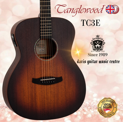 Tanglewood TC3E Acoustic Electric Guitar Sunburst Satin