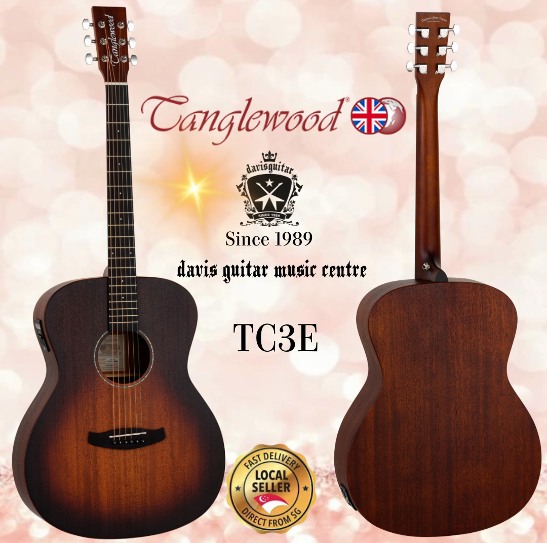 Tanglewood TC3E Acoustic Electric Guitar Sunburst Satin