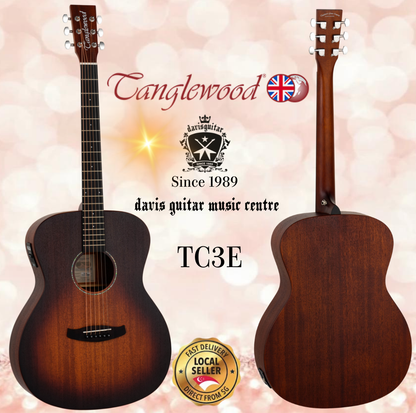Tanglewood TC3E Acoustic Electric Guitar Sunburst Satin