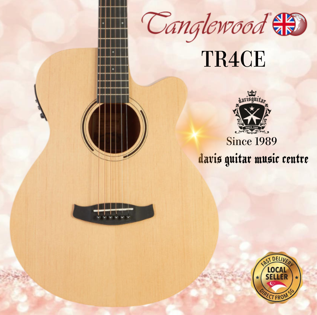 Tanglewood Acoustic Electric Guitar TR4CE Satin Natural