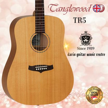 Tanglewood TR5 Satin Natural Acoustic Guitar