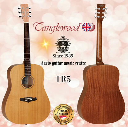 Tanglewood TR5 Satin Natural Acoustic Guitar