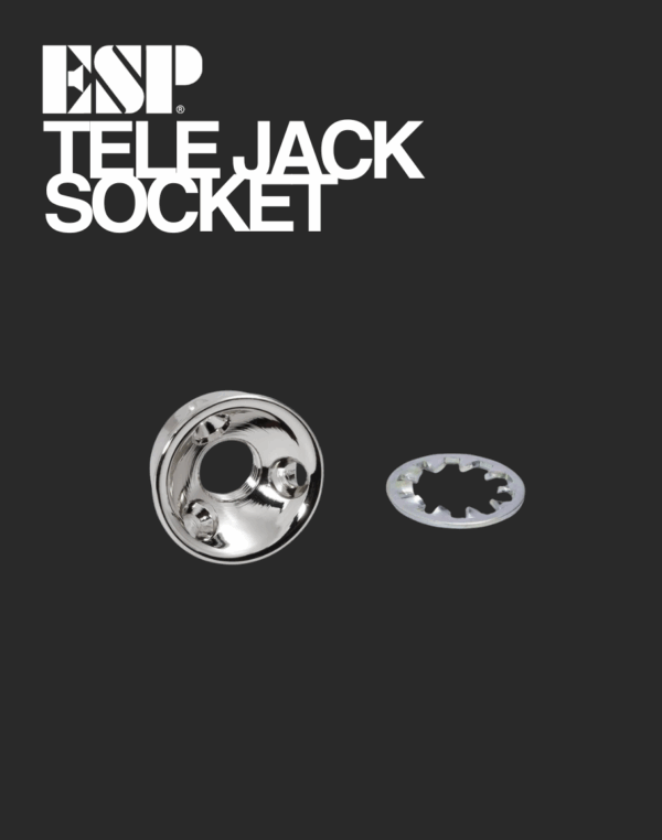 ESP Tele Jack Socket - Nickel