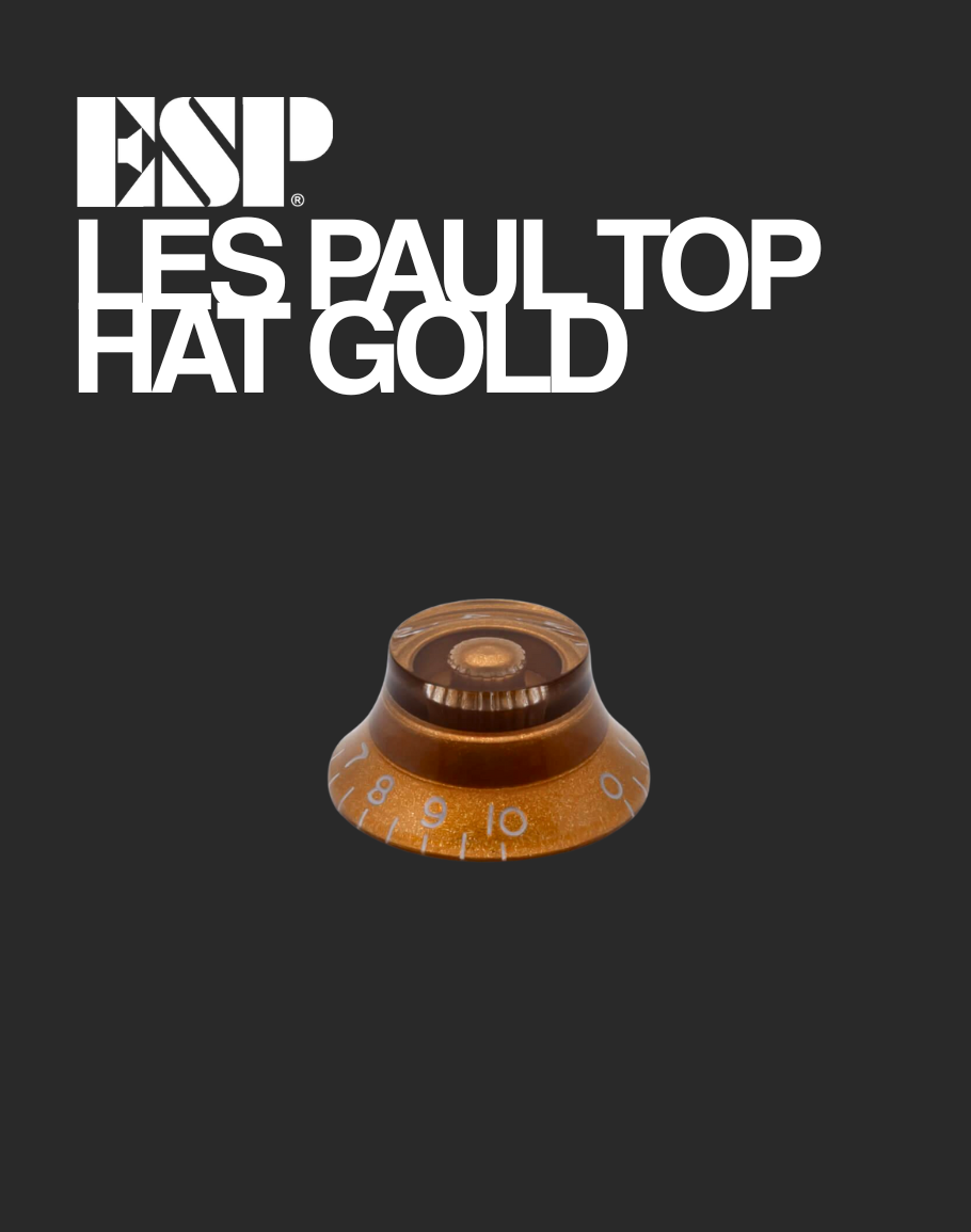 ESP Top Hat Knob - Gold