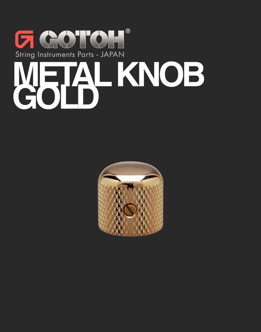 GOTOH Dome Knob - Gold