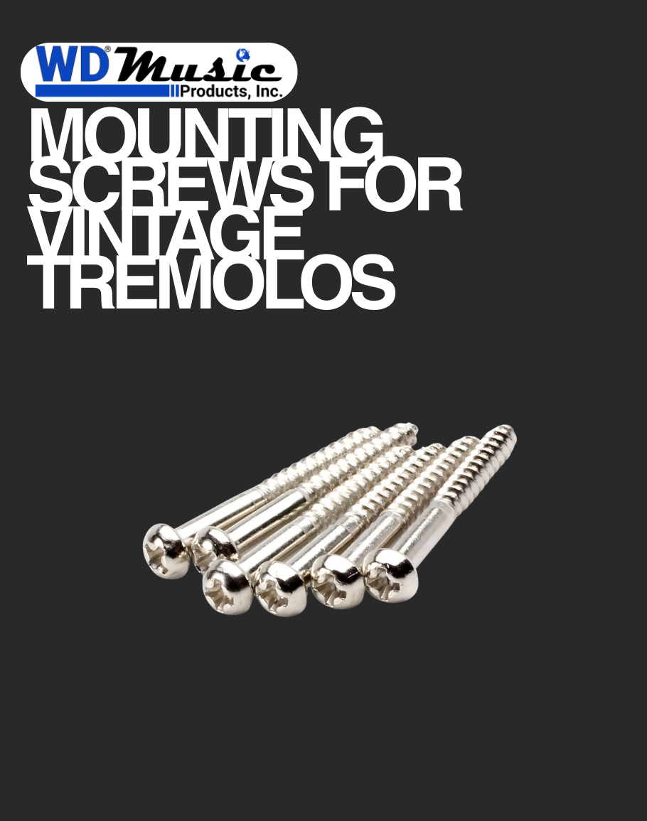 WD Mounting Screws For Vintage Tremolos