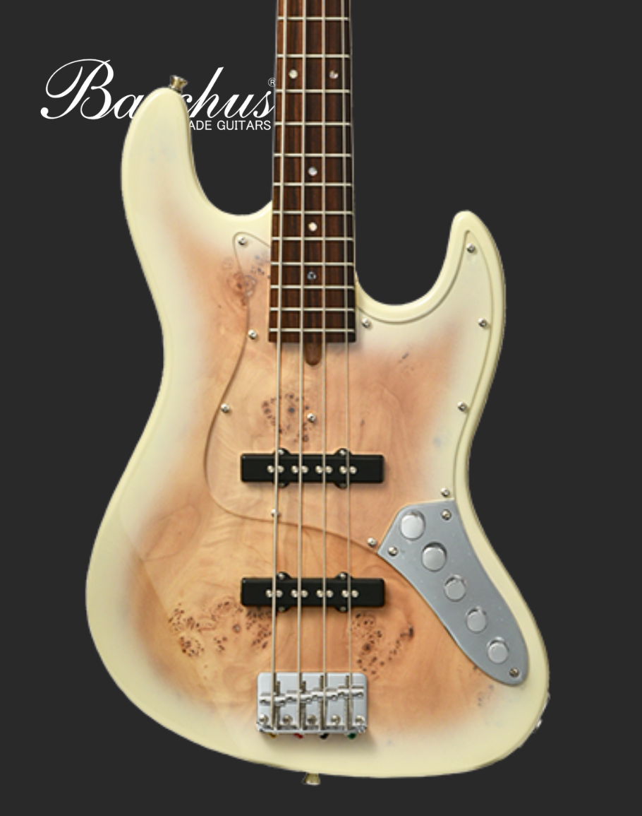 Bacchus 4-Strings Bass Guitar WJB-BP/Act - OW-B