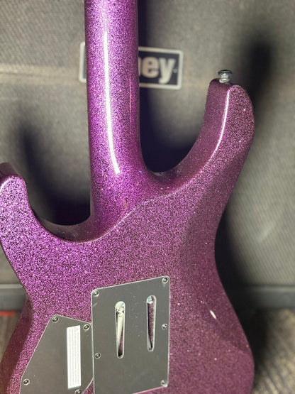 ESP LTD Kirk Hammett KH-602 Purple Sparkle EMG Floyd Rose Electric Guitar