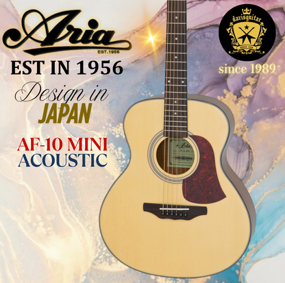 Aria Acoustic Guitar AF-10 MINI Gloss Natural