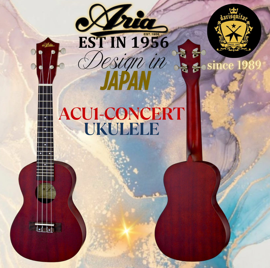Aria ACU-1 Mahogany Concert Ukulele Satin