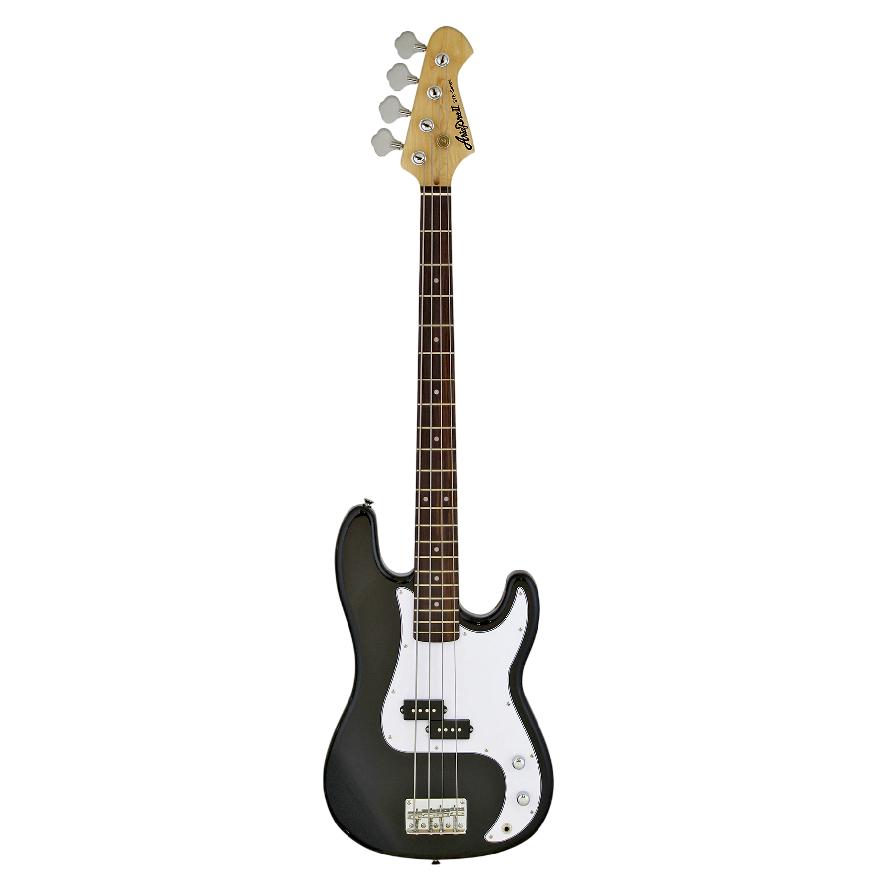 Aria 4 String Electric Bass Guitar STB-PB-BK  Precision Pickup Black