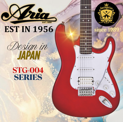 Aria Electric Guitar STG-004 CAR Candy Apple Red