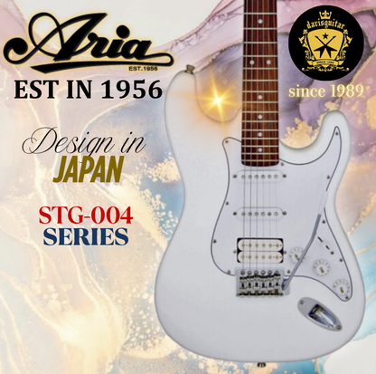 Aria Electric Guitar STG-004 White