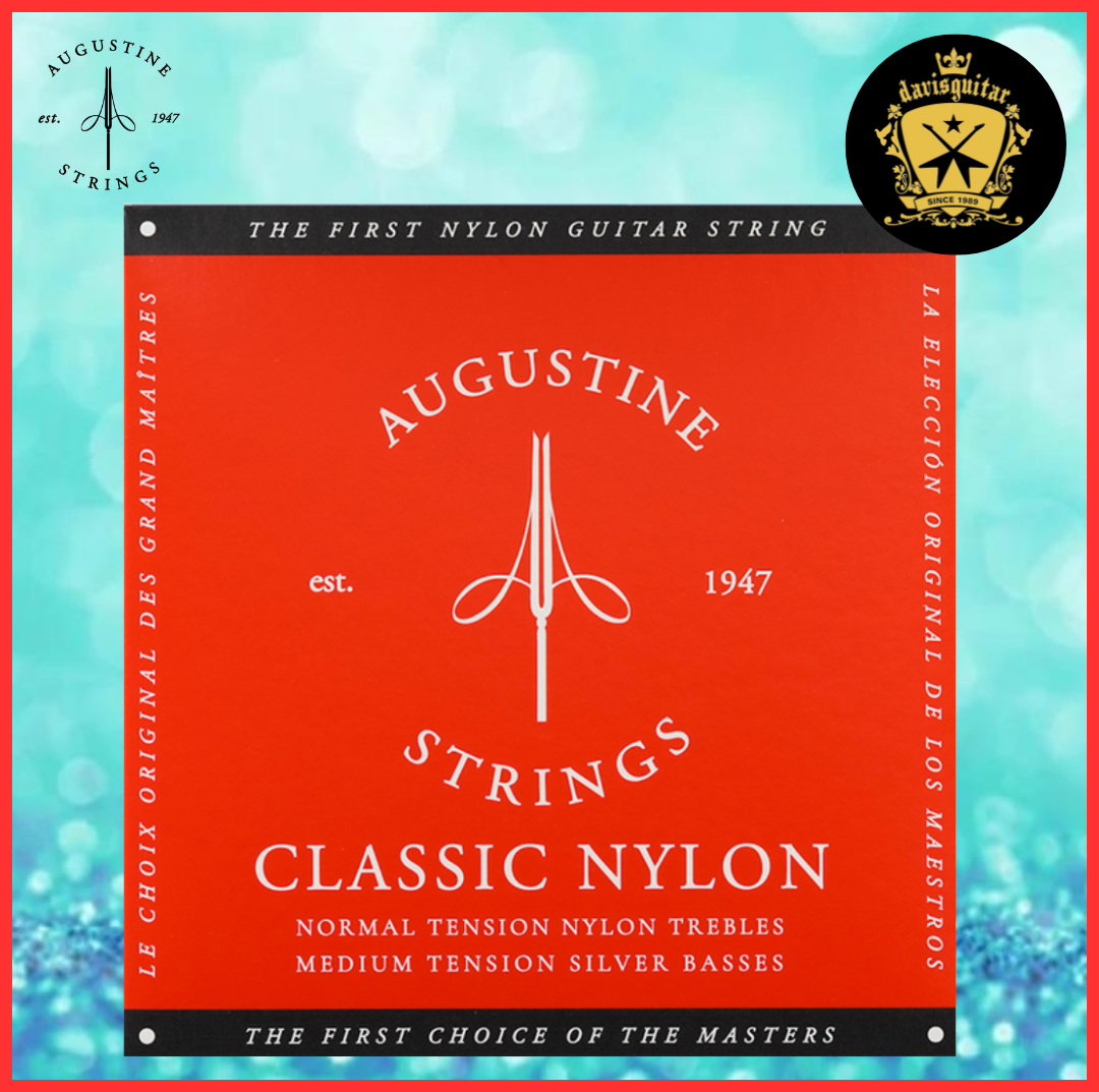 Augustine Classical Guitar String Red Medium Tension