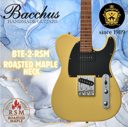 Bacchus Electric Guitar BTE-2-RSM-M-BDD Butterscotch Blonde Tele Roasted Maple Neck