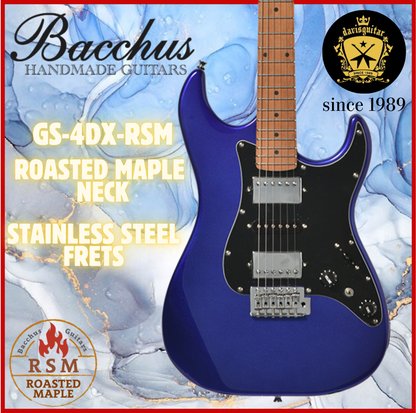 Bacchus GS-4DX-RSM-M-IBM Indigo Purple Metallic Electric Guitar