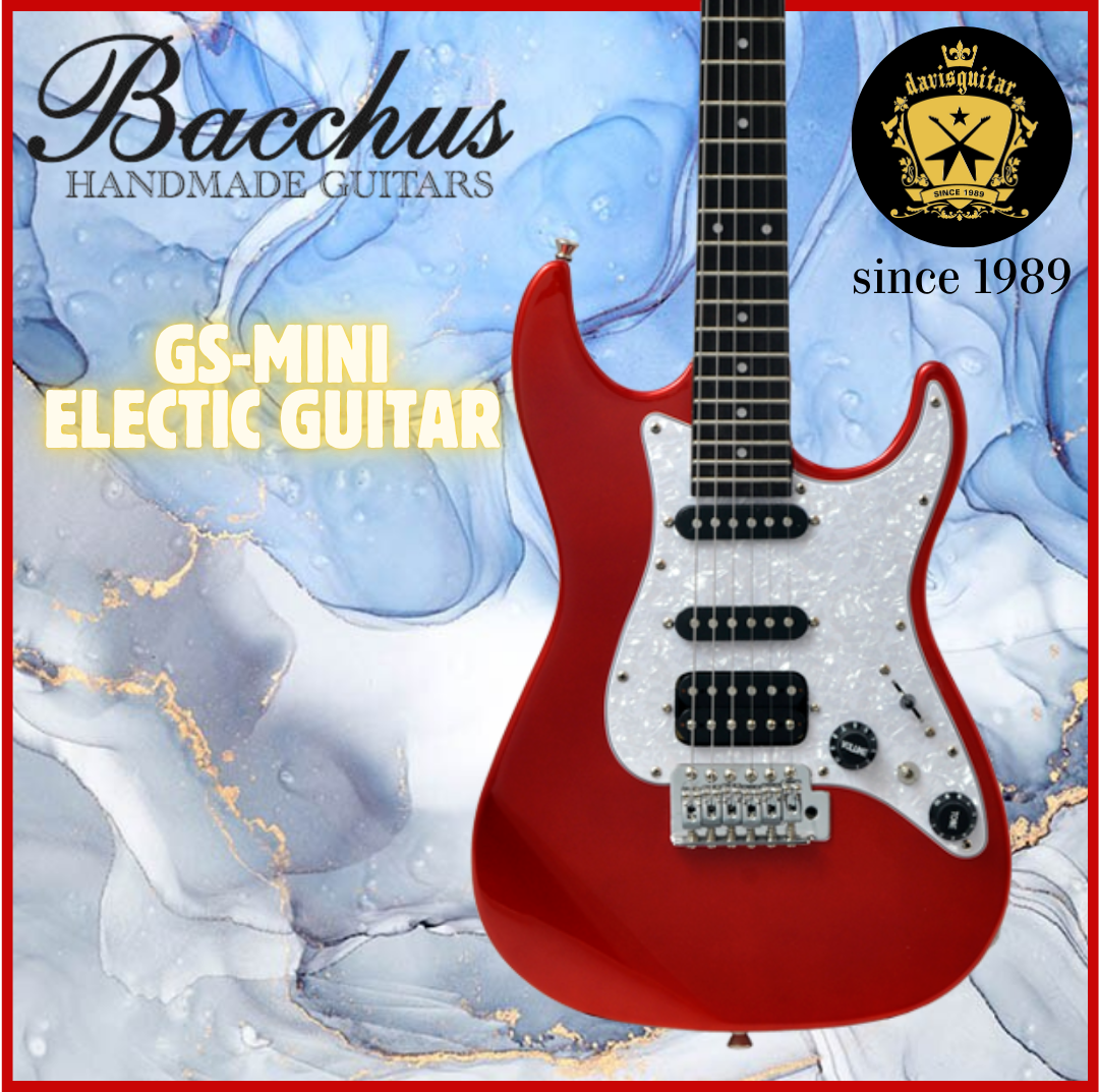 Bacchus GS-Mini-R CAR Candy Apple Red Electric Guitar