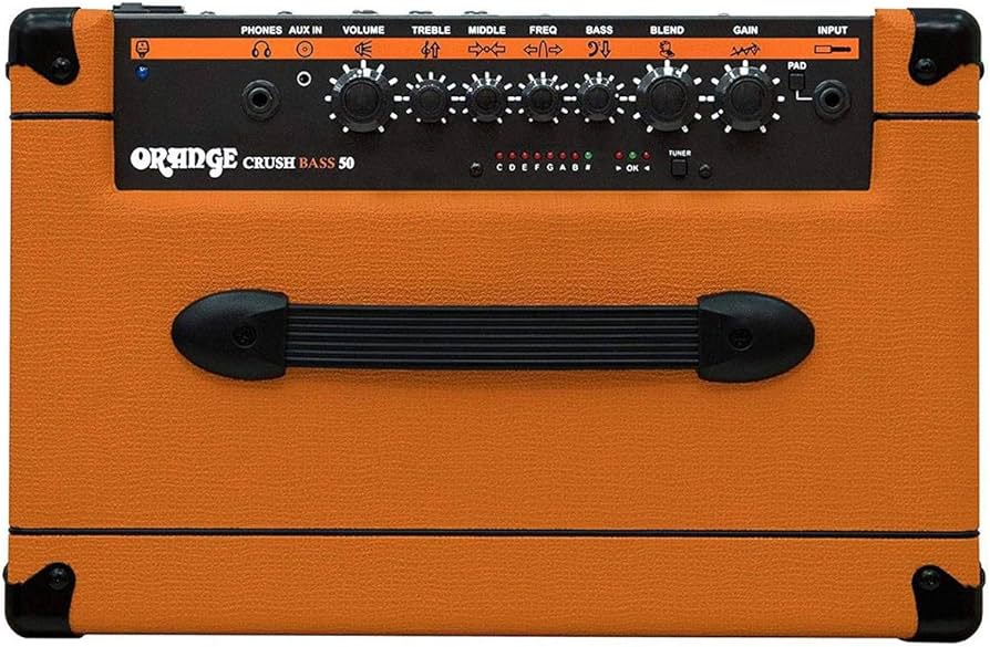 Orange Amp Crush bass Combo 50 watts with Built In Tuner
