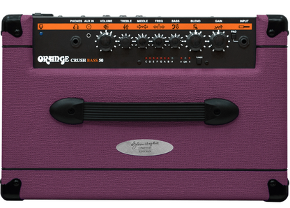 Orange Amp Glenn Hughes Crush bass Combo 50 watts Purple Limited Edition