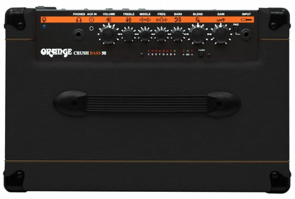 Orange Amp Crush bass Combo 50 watts Black with Built In Tuner
