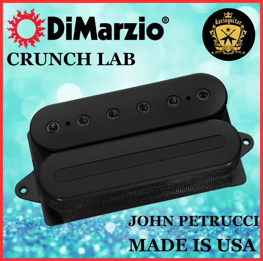 DiMarzio Electric Guitar Pickup John Petrucci Signature Model Crunch Lab DP228 Humbucker Black