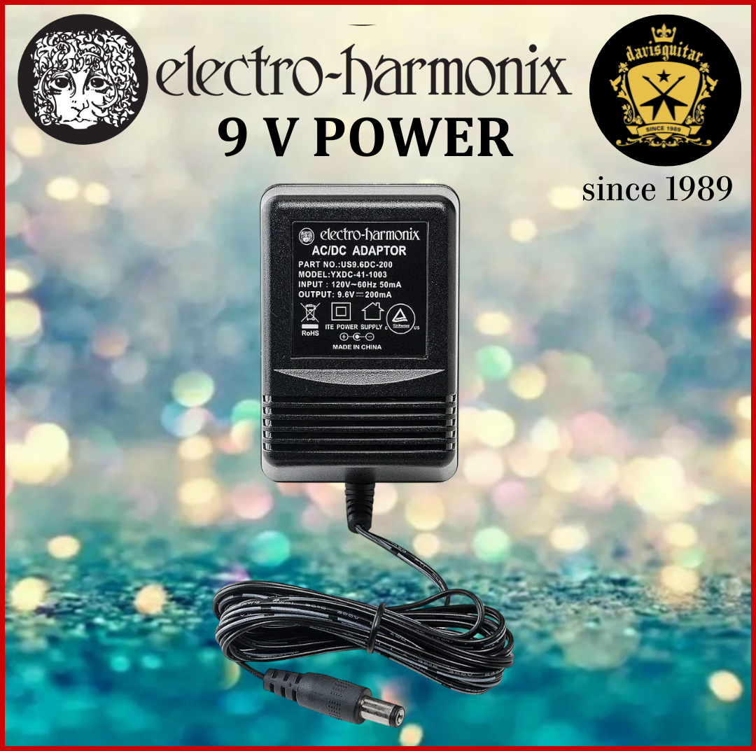 Electro-Harmonix EHX 9.6V/200mA Power Adapter for Guitar Pedal