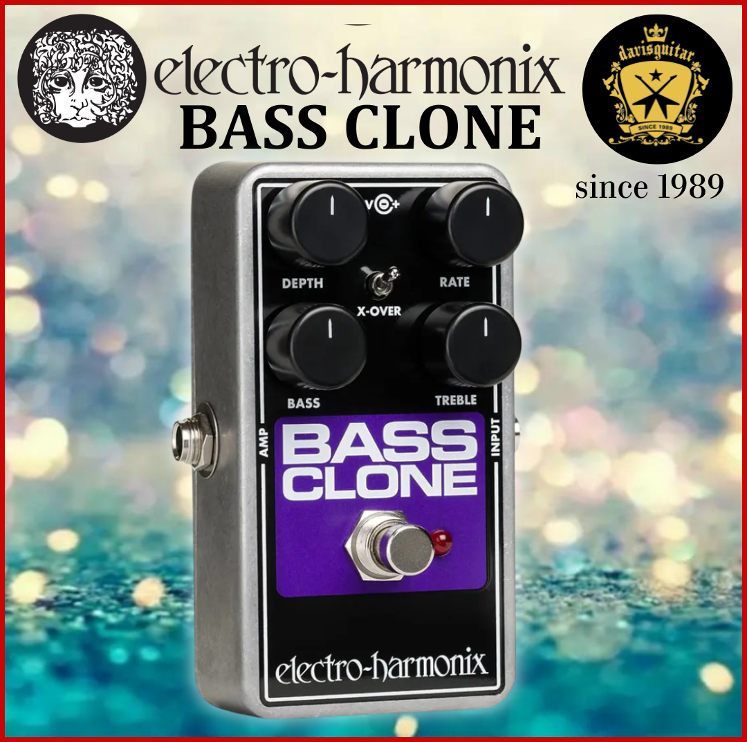 Electro-Harmonix EHX Bass Clone Analog Chorus Effect Pedal