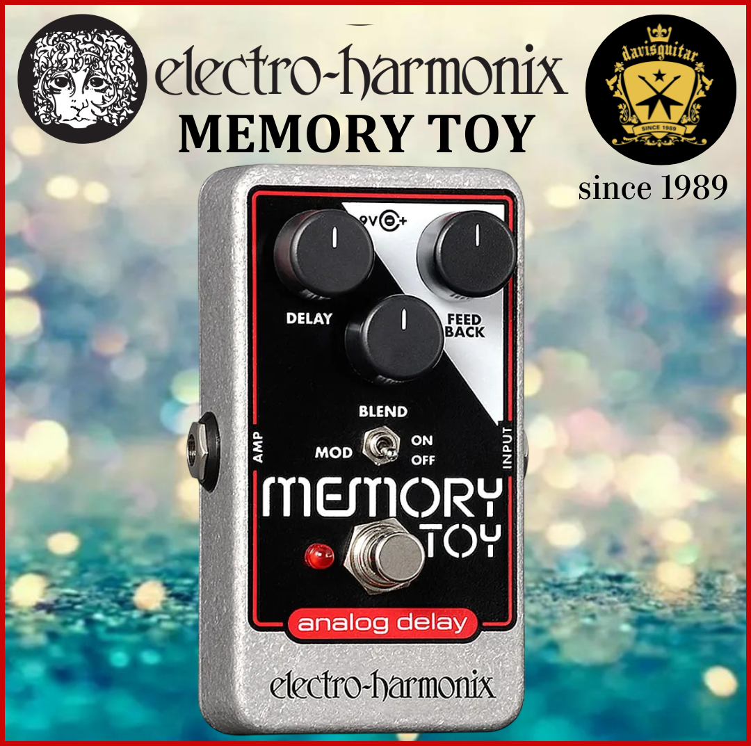 Electro-Harmonix EHX Memory Toy Analog Delay with Chorus Guitar Effect Pedal