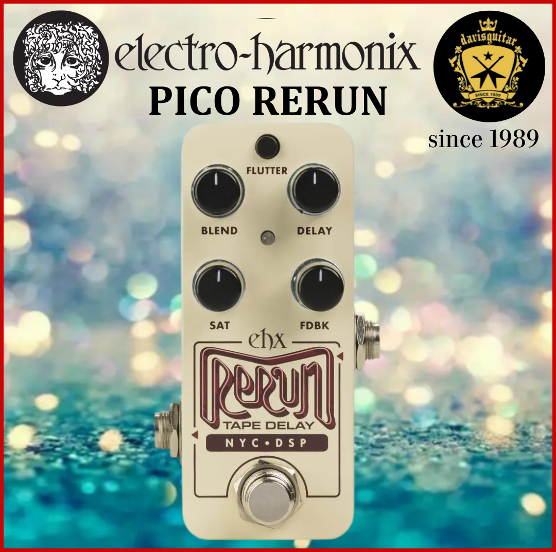 Electro-Harmonix EHX Pico Rerun Tape Delay Guitar Effect Pedal