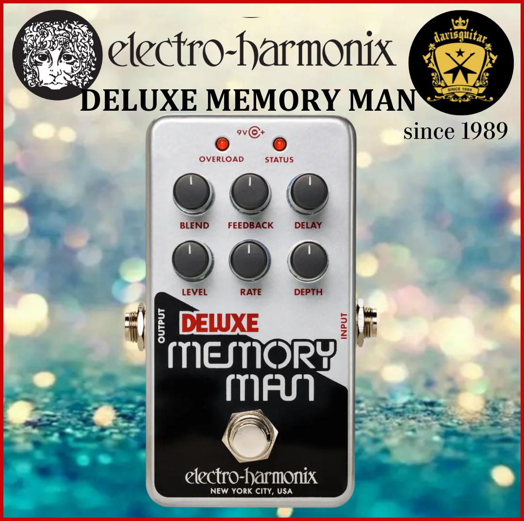 Electro-Harmonix EHX Nano Deluxe Memory Man Analog Delay Chorus Vibrato Pedal