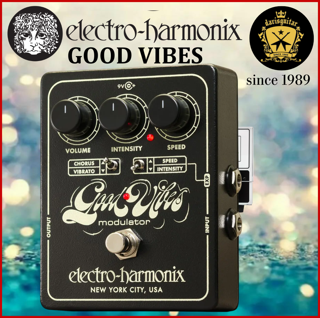 Electro-Harmonix EHX Good Vibes Analog Chorus/Vibrato Guitar Effect Pedal