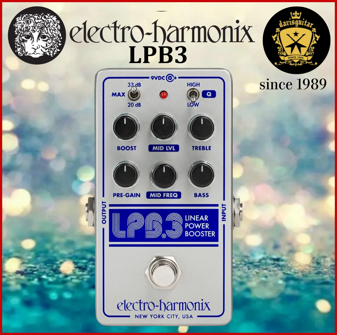 Electro-Harmonix EHX LPB-3 Linear Power Booster EQ Guitar Effect Pedal