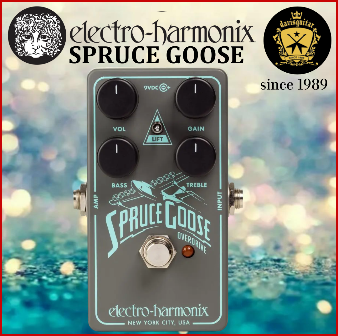 Electro-Harmonix EHX Spruce Goose Overdrive Guitar Effect Pedal