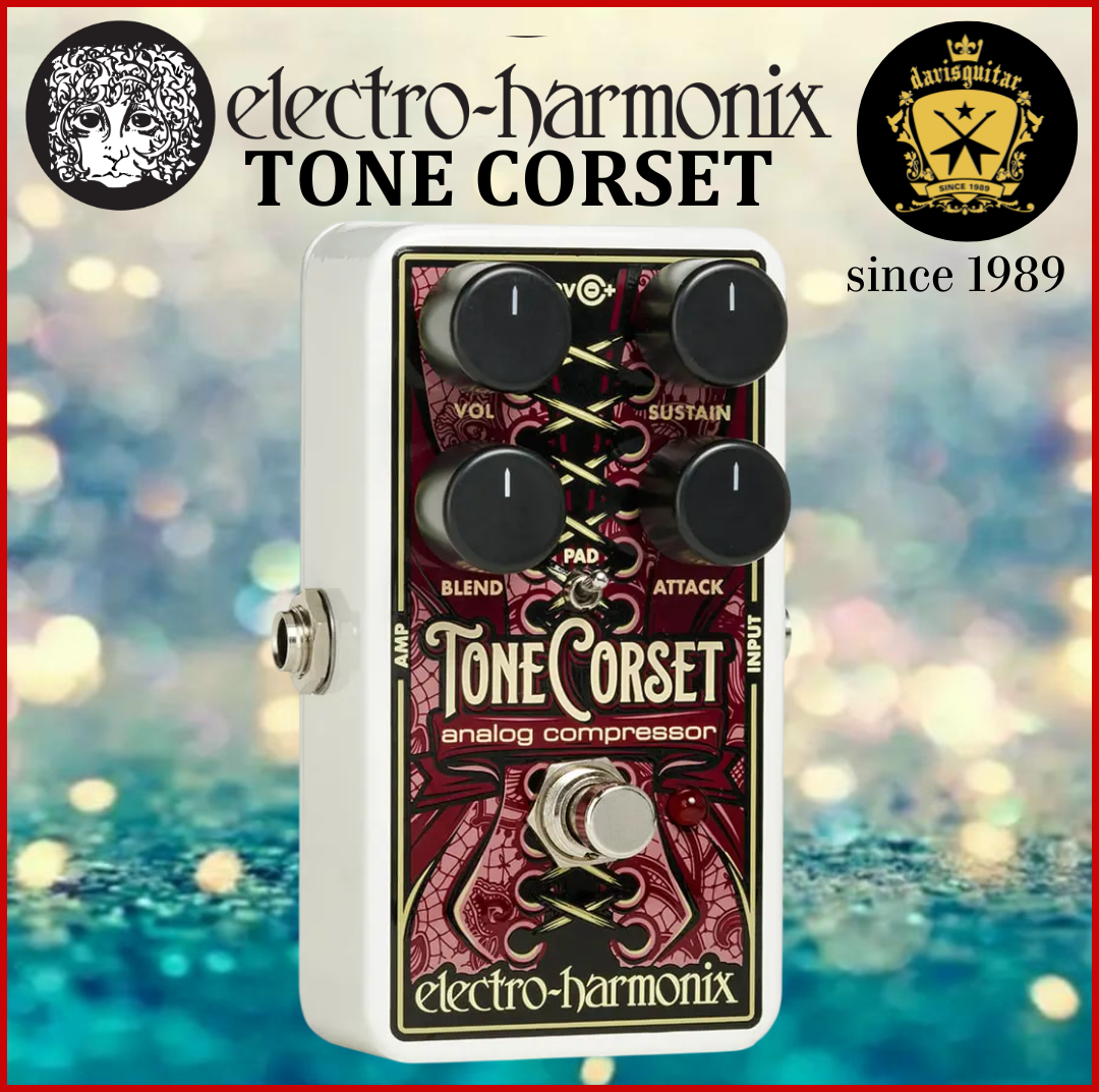 Electro-Harmonix EHX Tone Corset Analog Compressor Guitar Effect Pedal