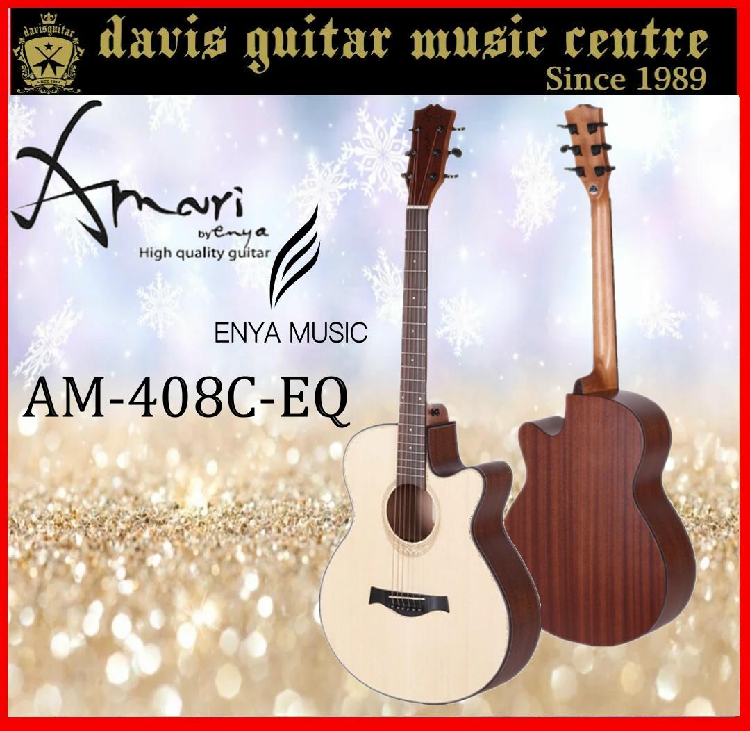 Enya Amari AM-408C-EQ Electric Acoustic Guitar 40 Inches