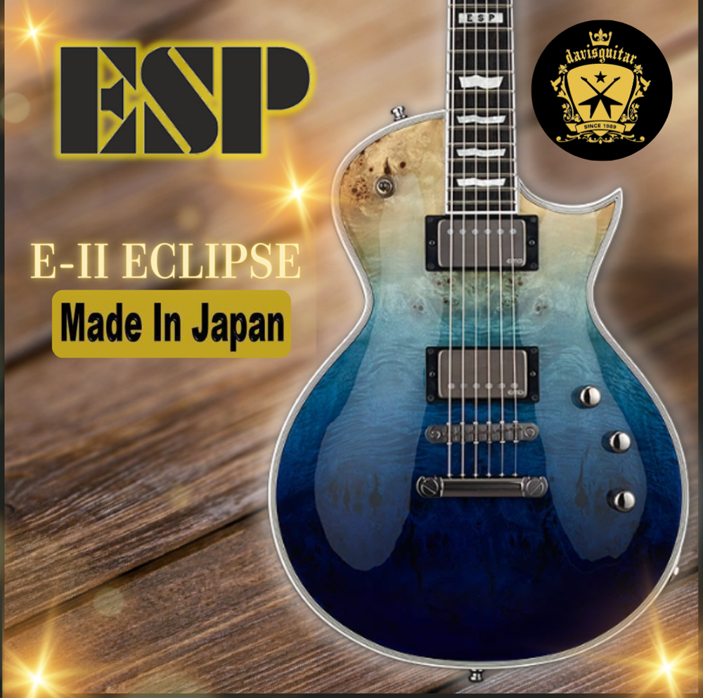 PRE-ORDER ESP E-II Eclipse BM - Blue Natural Fade