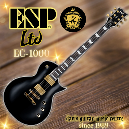 ESP LTD EC-1000 Electric Guitar Gloss Black Fishman Fluence