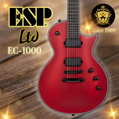 ESP LTD EC-1000 Electric Guitar Candy Apple Red Satin Seymour Duncan