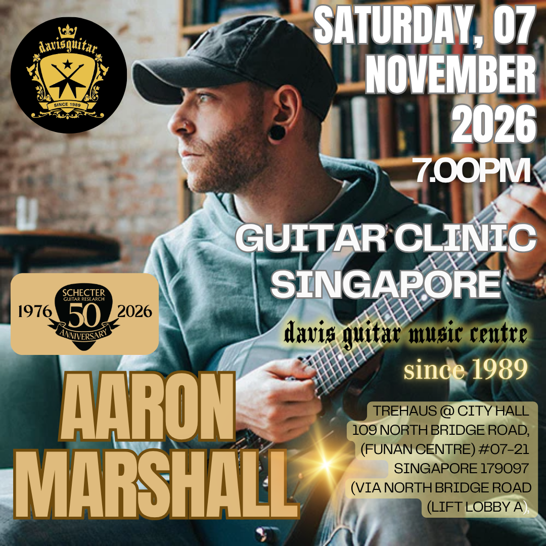 2026 Schecter X Aaron Marshall Guitar Clinic Ticket