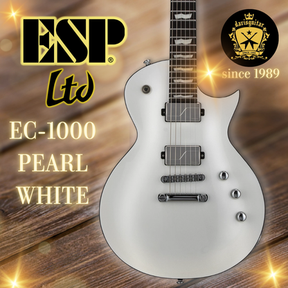 ESP LTD EC-1000 Electric Guitar Pearl White Fishman Fluence (December)